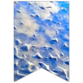 Bannière À Fanions Réflexions bleu ciel et océan (Premier drapeau)