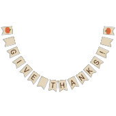 Bannière À Fanions Remerciez le Citrouille Thanksgiving (Tout)