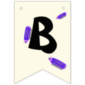 Bannière À Fanions Retour à l'école (Deuxième drapeau)