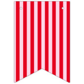 Bannière À Fanions Retro Red & Pink Stripes Bride Pour Être Fête des  (Premier drapeau)