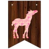 Bannière À Fanions Révélation De Genre À L'Ouest De Filly Ou Colt (Premier drapeau)