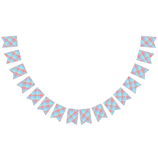 Bannière À Fanions Rocket Pop, Petit Plaid (Tout)