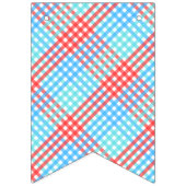 Bannière À Fanions Rocket Pop, Petit Plaid (Premier drapeau)