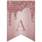 Bannière À Fanions Rose Gold Étincelle Parties scintillant Drives Mon (Troisième drapeau)