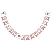 Bannière À Fanions Rose Gold Joyeux anniversaire Chic Girly Fête Femm (Tout)