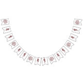 Bannière À Fanions Rose Regency Pink Cameos (Tout)