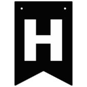 Bannière À Fanions Roses indien de joyeux anniversaire avec le pois (Deuxième drapeau)