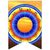 Bannière À Fanions Roue Zodiac (Deuxième drapeau)