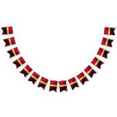 Bannière À Fanions rouge, confetti, noir, or, bannière, modèle, (Tout)