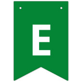 Bannière À Fanions Rouge simple | Green Joyeux Noël salutations (Deuxième drapeau)