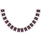 Bannière À Fanions Round Rays Frame 20 + votre backgr. & idées (Tout)