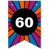 Bannière À Fanions Round Rays Frame 20 + votre backgr. & idées (Deuxième drapeau)