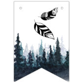 Bannière À Fanions Rustic Adventure bébé garçon bébé douche (Premier drapeau)