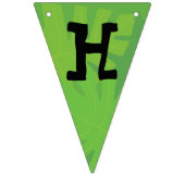 Bannière À Fanions Safari thème anniversaire (Deuxième drapeau)