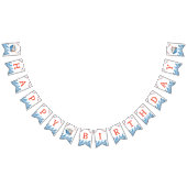 Bannière À Fanions Sailor Nautical Summer (Tout)