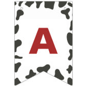 Bannière À Fanions Saint-Vache premier anniversaire Red Plaid (Troisième drapeau)