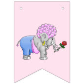 Bannière À Fanions Saint-Valentin romantique (Troisième drapeau)