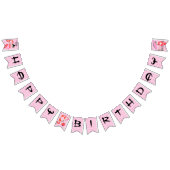 Bannière À Fanions Sakura Cerry Blossom Japonaise Fête d'Anniversaire (Tout)