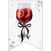 Bannière À Fanions Sangria Mademoiselle à Madame (Deuxième drapeau)