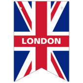 Bannière À Fanions Saut d'Union Jack personnalisé (Premier drapeau)