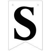 BANNIÈRE À FANIONS SAUVEGARDEZ LA DATE (Deuxième drapeau)