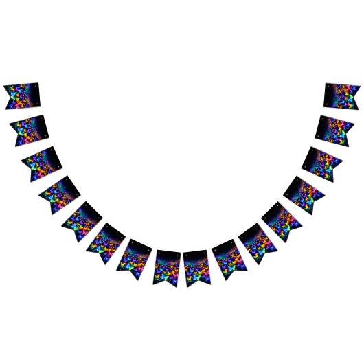 Bannière À Fanions Schmetterlings wimpl in Neonfarben (Tout)