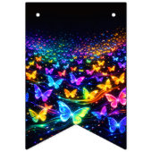Bannière À Fanions Schmetterlings wimpl in Neonfarben (Deuxième drapeau)