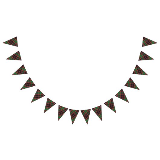 Bannière À Fanions Scottish Clan Cumming Chasse Tartan (Tout)