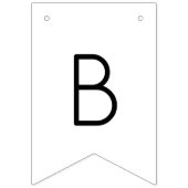 Bannière À Fanions Script moderne Pickleball & Prosecco Fête des mari (Deuxième drapeau)