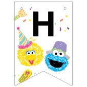 Bannière À Fanions Sesame Street Pals Confetti Anniversaire (Deuxième drapeau)