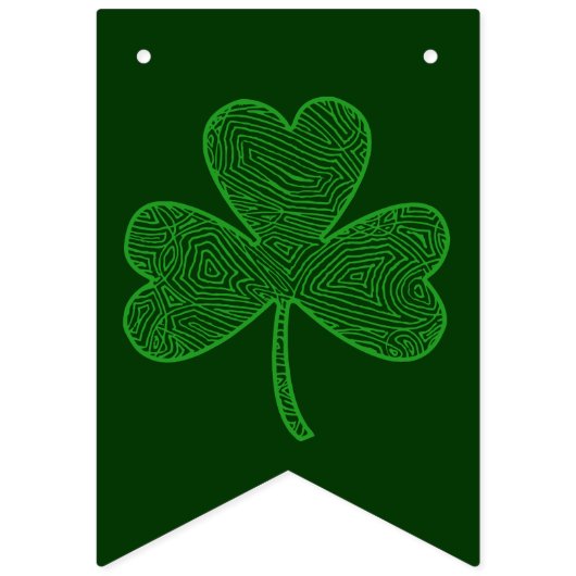 Bannière À Fanions Shamrock (Premier drapeau)