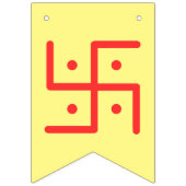 Bannière À Fanions Shubh Labh Griha Pravesh Puja (Troisième drapeau)