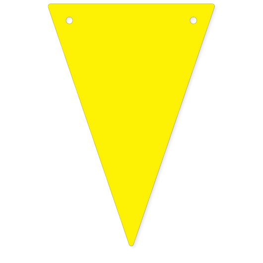 Bannière À Fanions simple couleur solide minimale personnalisée      (Troisième drapeau)