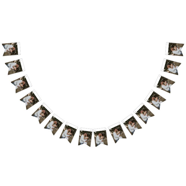 Bannière À Fanions simple minimum ajouter votre image photo personnal (Tout)
