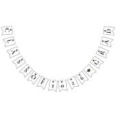 Bannière À Fanions Simple Modern Graduation Party (Tout)