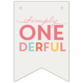 BANNIÈRE À FANIONS SIMPLEMENT ONÉRÉ MERVEILLEUX (Premier drapeau)