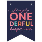 BANNIÈRE À FANIONS SIMPLEMENT ONÉRÉ MERVEILLEUX (Premier drapeau)