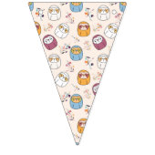 Bannière À Fanions Sleepy Sloth (Premier drapeau)