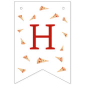 Bannière À Fanions Slice Of Fun 1st Birthday  (Deuxième drapeau)