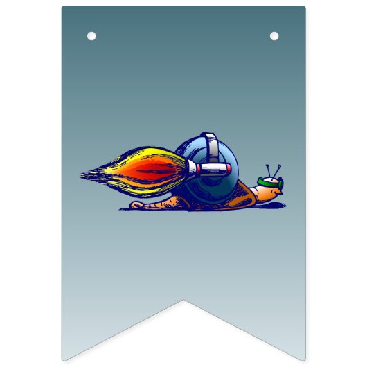 Bannière À Fanions Snail de fusée (Premier drapeau)