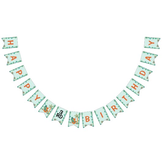 Bannière À Fanions Soeur Dino Thématique fête d'anniversaire des enfa (Tout)