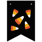 Bannière À Fanions Soin ou traitement Candy Corn Halloween Party (Premier drapeau)