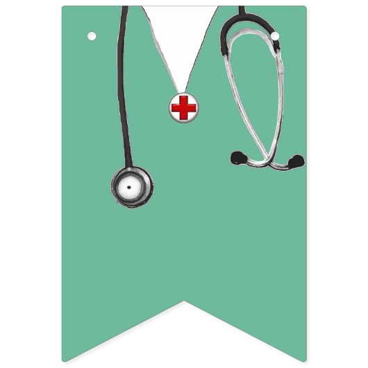 Bannière À Fanions Soins infirmiers (Premier drapeau)