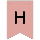 Bannière À Fanions Soirée d'anniversaire très simple (Deuxième drapeau)