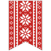 Bannière À Fanions Soirée de Noël moche (Premier drapeau)