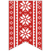 Bannière À Fanions Soirée de Noël moche (Troisième drapeau)