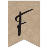 Bannière À Fanions Soirée Kraft Friendsgiving (Deuxième drapeau)