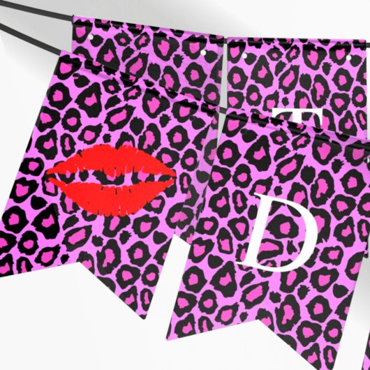 Bannière À Fanions Soirée Trente 30 30ème Joyeuse fête d'anniversaire