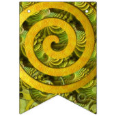 Bannière À Fanions Solde de puissance spirale or (Deuxième drapeau)