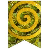 Bannière À Fanions Solde de puissance spirale or (Troisième drapeau)